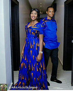 Traje africano para parejas azul: Vestido de novia,  Vestido de noche,  vestidos africanos,  camarones asos,  Trajes de pareja a juego  