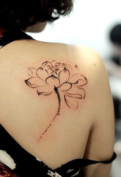 Hot and beautiful hermoso tatuaje de loto, Artista del tatuaje: Arte Corporal,  Tatuador,  Objetivos del cuerpo,  Ideas de tatuajes  