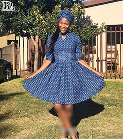Buenos vestidos shweshwe de glamour inspiradores, estampados de cera africanos: Vestido de novia,  vestidos africanos,  Ideas de ropa,  Atuendos De Seshoeshoe  