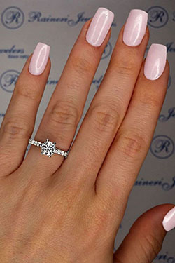Las mejores ofertas en uñas de anillos de compromiso, anillo de compromiso: Arte de uñas,  Anillo de bodas,  Anillo de compromiso,  Oro blanco  