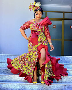 Estilos de vestir africanos de moda de Ankara 2020: vestidos africanos,  camarones asos,  paño kente,  Vestidos Ankara,  Atuendos Informales  