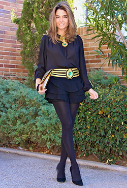 Mini vestido pantimedias de lana, Zapato de tacón: traje de mameluco,  Zapato de tacón alto,  Hasta la rodilla,  Conjunto de medias  