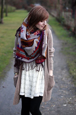 lindos vestidos con bufandas: Trajes De Bufandas  