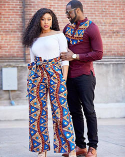 La mejor opción para parejas estilos ankara, estampados de cera africana: vestidos africanos,  camarones asos,  Trajes De Pareja Kitenge  