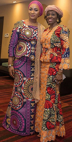 Admirable samira bawumia vestidos, estampados de cera africana: vestidos africanos,  Estilos Kaba,  samira bawumia,  Mahamudu Bawumia  