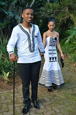 Hermosos y lindos vestidos tradicionales xhosa, estampados de cera africana: vestidos africanos,  traje folklórico,  Trajes de pareja a juego  