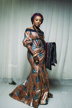 ¡DIOS MÍO! Buen modelo de moda, Aso ebi: camarones asos,  vestidos nigerianos  