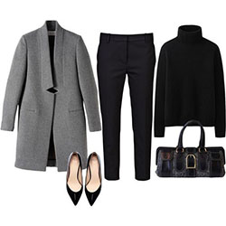 Fancy outfit ideas for vestir estilo minimalista, Capri pants: trajes de invierno,  Pantalones capri  