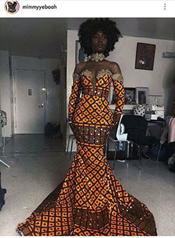 Ideas más admiradas para vestidos de fiesta africanos 2019, estampados de cera africanos: Vestido de noche,  vestidos africanos,  camarones asos,  Atuendos De Lobola  