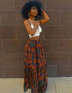 Moda de verano para mujeres negras, Moda modesta: afroamericano,  Semana de la Moda,  moda caliente  