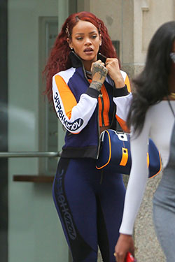 Ideas femeninas y lindas para el cabello naranja de Rihanna, Nueva York: Nueva York,  cabello rojo,  estilo rihanna  