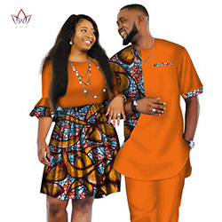 Atuendo Africano para Parejas, Vestido Africano: trajes de fiesta,  Vestido de novia,  vestidos africanos,  Trajes de pareja a juego  