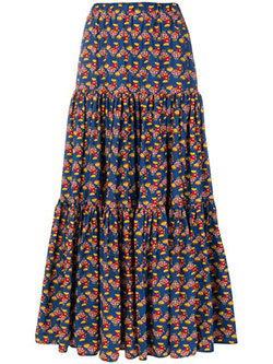 Trajes de Roora, estampados de cera africanos, falda grande LaDoubleJ: vestidos africanos,  Vestidos Roora  