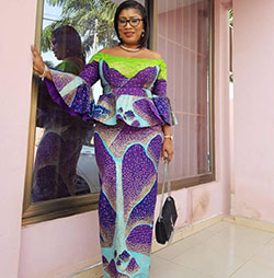 Falda y blusa Ankara 2018, vestido africano: vestidos africanos,  camarones asos,  chaqueta peplum,  Estilos Kaba  