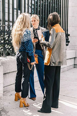 Trajes de estilo callejero para damas: cuello polo,  Ideas de ropa de calle  