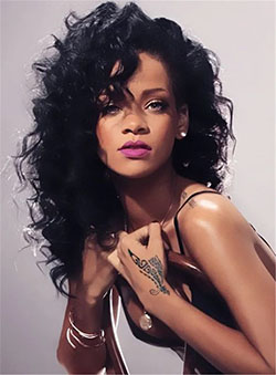 Mis elegantes peinados geniales de rihanna, integraciones de cabello artificial: Peluca de encaje,  corte bob,  cabello rojo,  pelo negro,  Los mejores looks de Rihanna  