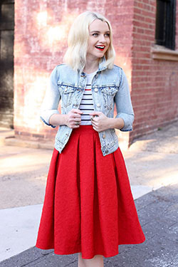 Impresionante falda roja de chica genial, falda corta: Trajes De Falda,  Piso de ballet,  Ideas de atuendos con falda  