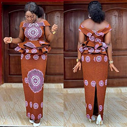 Kaba y estilos de hendidura, Aso ebi: vestidos africanos,  Falda de tubo,  camarones asos,  Estilos Kaba  