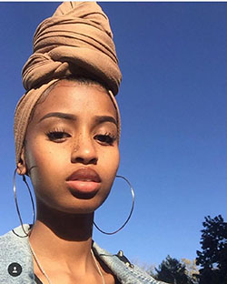 Bufanda peinados chicas negras, Lazo para la cabeza: Mujeres negras,  Ideas de peinado  