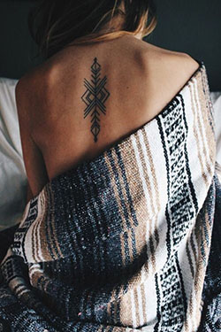 Tatuajes en la espalda para niñas, tatuaje temporal: Tatuaje temporal,  Ideas de tatuajes  