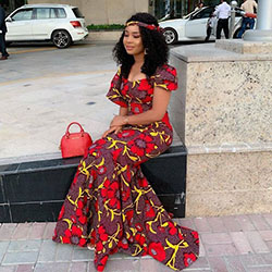 Estilos de vestidos de Ankara, estampados de cera africanos, vestido de novia: vestidos africanos,  camarones asos,  Atuendos Ankara  
