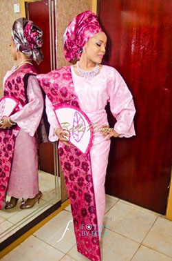 Vestidos nigerianos con estampado africano para novias nigerianas, estampados de cera africanos,: vestidos africanos,  Ideas de peinado,  vestidos nigerianos  