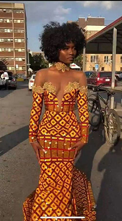 Lobola Outfits/Lobola Vestidos, estampados de cera africana, vestido de fiesta: trajes de fiesta,  Vestido de noche,  Atuendos De Lobola  