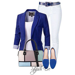 Slim girls outfit ideas blazers for women, Casual wear: traje de chaqueta,  Atuendos Informales  