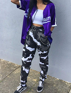 Jersey de béisbol de raso supremo violeta: Accesorio de moda,  Traje de tops de tubo  