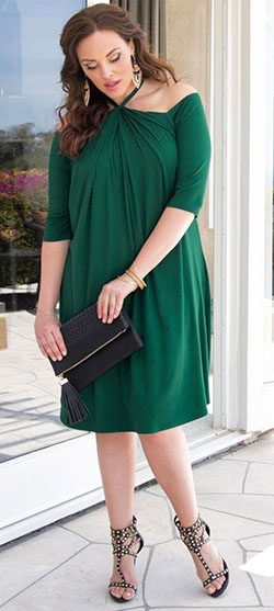 Vestidos verdes tallas grandes, Ropa de tallas grandes: 