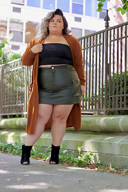 Trajes de minifalda casual de talla grande: Traje De Falda De Cuero,  falda de cuero con clase,  linda falda de cuero,  Falda corta de cuero  