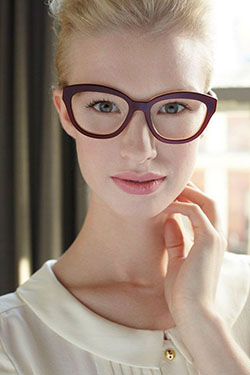 Encuentre estas hermosas lentes de vidrio grueso, anteojos de ojo de gato: Gafas nerd  