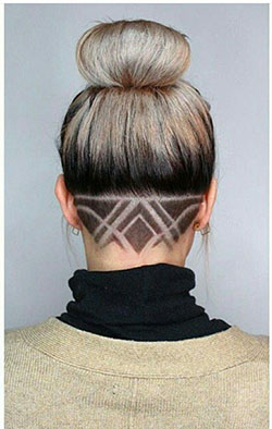 Diseños de ondas recortadas para mujeres.: Pelo largo,  corte pixie,  peinados bob,  tatuaje de pelo  