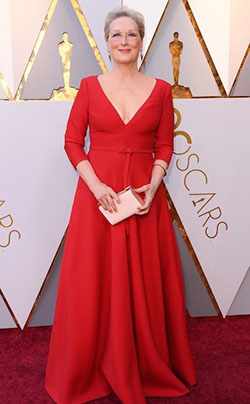 MERYL STREEP en los Oscar 2018, Mejor vestido de alfombra roja: Ideas de vestidos,  fotos de celebridades,  vestidos de celebridades,  vestidos de alfombra roja,  Premio de apuesta,  Funciones de premios,  Oscar  