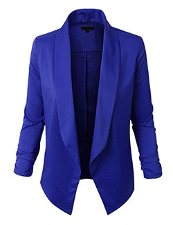 Lindo y más querido azul cobalto, Accesorio de moda: Azul cobalto,  traje de chaqueta,  Accesorio de moda  