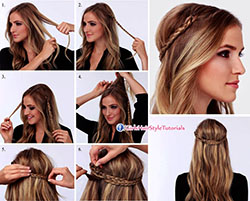 Updo fresco del pelo: 