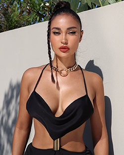 Marona Tanner bikini traje de baño conjunto a juego, modelo lindo Instagram: trajes de baño  