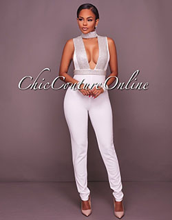 Colección de moda blanca con crop top, traje de pantalón, pantalones: top corto,  trajes de fiesta,  modelo,  traje blanco  