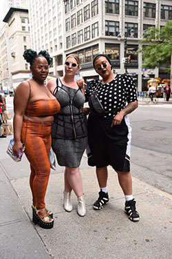 Estilo callejero de nueva york de tallas grandes: Estilo callejero,  Semana de la Moda,  Nueva York,  Atuendos Para Citas  
