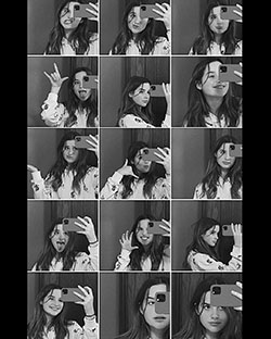 Fotos de instagram de chicas de Annie LeBlanc, fotografía monocromática, expresión facial: fotografía monocromática,  Instagram de Annie LeBlanc  