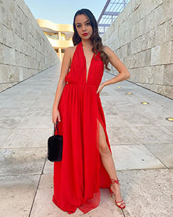 Vanessa Merrell vestido ropa formal atuendo pinterest, sesión de fotos de moda: Ropa formal,  Vestido rojo,  La estrella de TikTok Vanessa Merrell  