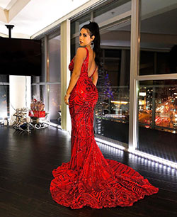 Vestido de Yasmin Kavari, vestido formal, ideas de atuendos: Alta costura,  chicas de instagram,  Vestido rojo,  Vestido de noche  