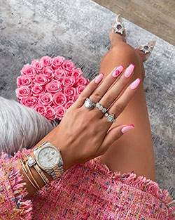 Accesorio de moda magenta y rosa, Nail Art, bisutería: Accesorio de moda,  cuidado de uñas,  chicas de instagram,  Traje Magenta Y Rosa  