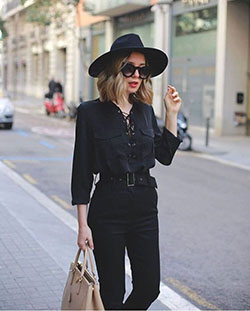 Traje de diseñador en blanco y negro con accesorio de moda, blazer, fedora: Traje negro,  Accesorio de moda,  Estilo callejero,  Traje Blanco Y Negro  