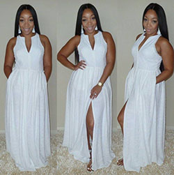 Traje de color blanco con vestido de fiesta nupcial, vestido de cóctel, vestido de novia: vestidos de coctel,  vestidos africanos,  vestido largo,  traje blanco,  Ropa formal,  vestido de fiesta nupcial  