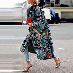 Clarissa Archer vestido abrigo color outfit, debes probar, ropa de moda: Ideas de atuendos de kimono,  Saco  
