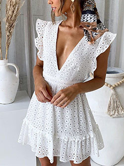 Traje elegante blanco con vestido de novia.: trajes de fiesta,  vestido largo,  traje blanco  