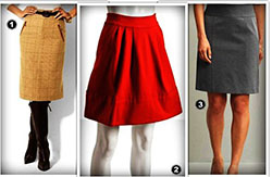 Chicas en Faldas Cortas | La mejor manera de peinar con faldas cortas: 