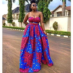Hermosa sugerencia de vestido nigeriano para niñas negras: moda africana,  ropa africana,  Atuendos Ankara,  Vestidos Ankara,  vestidos africanos,  Ankara Inspiraciones,  Vestido Estampado  