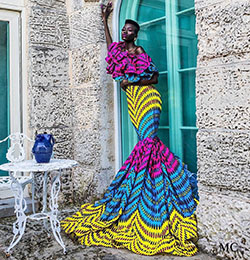 Sugerencia de prendas afro más lindas para niñas: Vestidos Ankara,  ropa africana,  Atuendos Ankara,  Trajes Africanos  